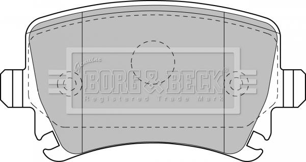 Borg & Beck BBP1877 - Гальмівні колодки, дискові гальма autozip.com.ua