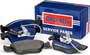 Borg & Beck BBP1396 - Гальмівні колодки, дискові гальма autozip.com.ua