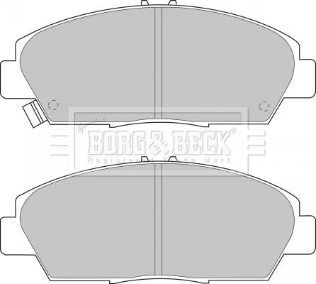 Borg & Beck BBP1398 - Гальмівні колодки, дискові гальма autozip.com.ua