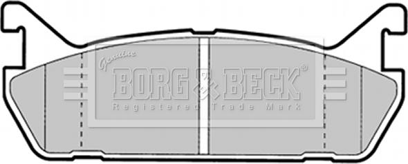 Borg & Beck BBP1344 - Гальмівні колодки, дискові гальма autozip.com.ua