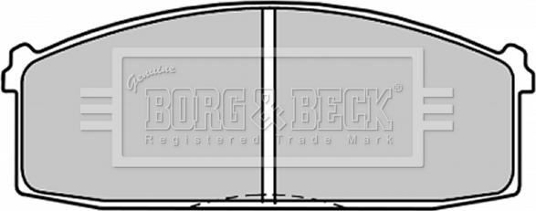 Borg & Beck BBP1300 - Гальмівні колодки, дискові гальма autozip.com.ua