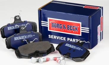 Borg & Beck BBP1302 - Гальмівні колодки, дискові гальма autozip.com.ua
