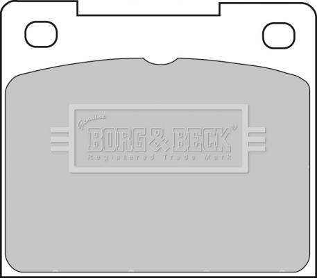Borg & Beck BBP1307 - Гальмівні колодки, дискові гальма autozip.com.ua