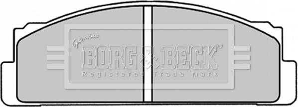 Borg & Beck BBP1310 - Гальмівні колодки, дискові гальма autozip.com.ua