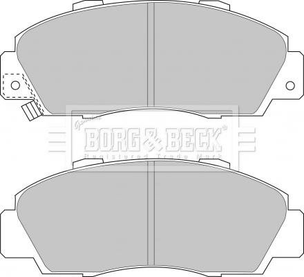 Borg & Beck BBP1389 - Гальмівні колодки, дискові гальма autozip.com.ua