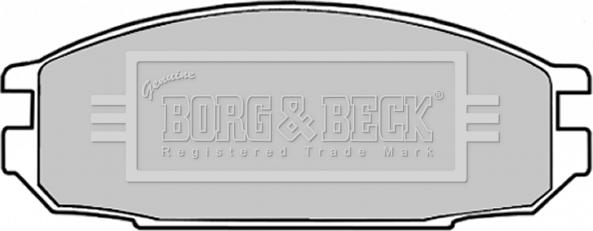 Borg & Beck BBP1331 - Гальмівні колодки, дискові гальма autozip.com.ua