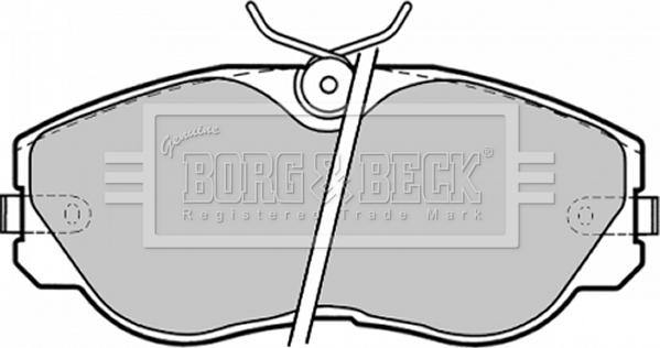 Borg & Beck BBP1329 - Гальмівні колодки, дискові гальма autozip.com.ua