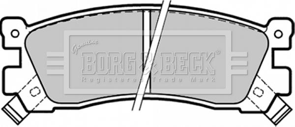 Borg & Beck BBP1328 - Гальмівні колодки, дискові гальма autozip.com.ua