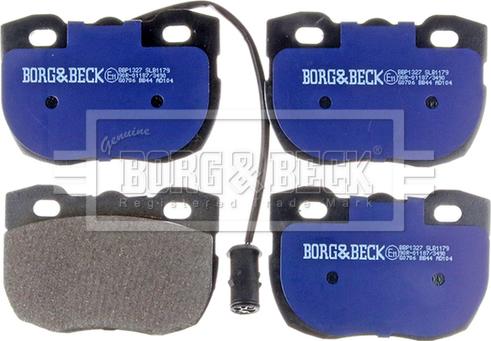 Borg & Beck BBP1327 - Гальмівні колодки, дискові гальма autozip.com.ua