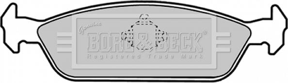 Borg & Beck BBP1379 - Гальмівні колодки, дискові гальма autozip.com.ua