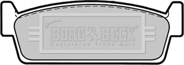 Borg & Beck BBP1374 - Гальмівні колодки, дискові гальма autozip.com.ua