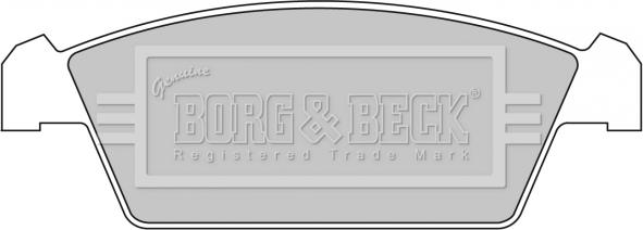 Borg & Beck BBP1299 - Гальмівні колодки, дискові гальма autozip.com.ua