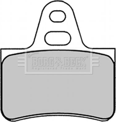 Borg & Beck BBP1290 - Гальмівні колодки, дискові гальма autozip.com.ua