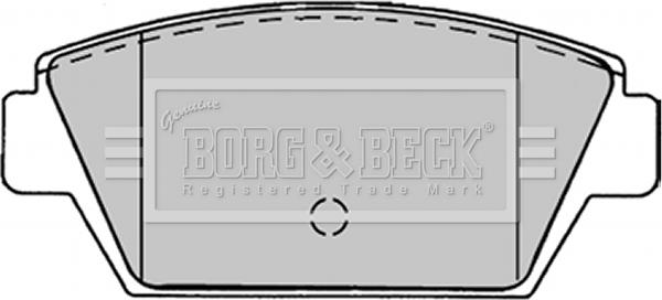 Borg & Beck BBP1243 - Гальмівні колодки, дискові гальма autozip.com.ua