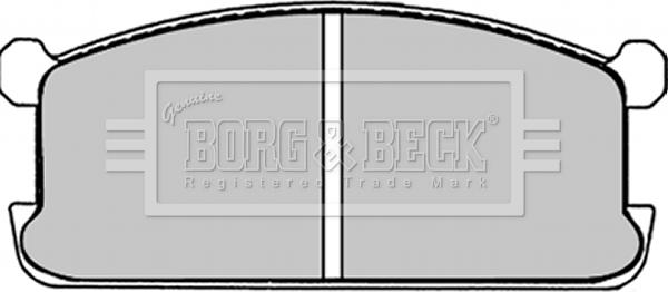 Borg & Beck BBP1251 - Гальмівні колодки, дискові гальма autozip.com.ua