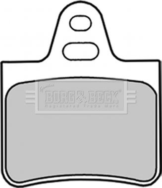 Borg & Beck BBP1257 - Гальмівні колодки, дискові гальма autozip.com.ua