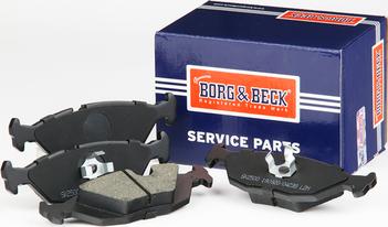 Borg & Beck BBP1266 - Гальмівні колодки, дискові гальма autozip.com.ua