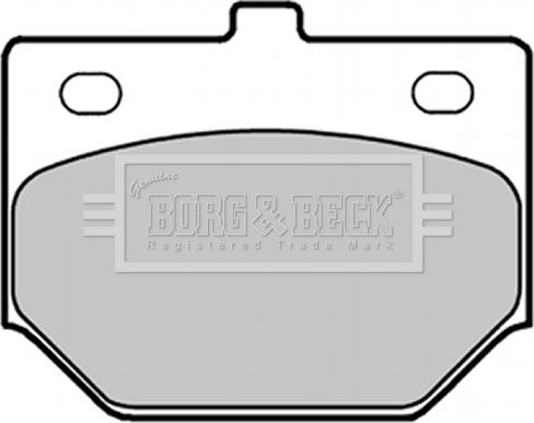 Borg & Beck BBP1286 - Гальмівні колодки, дискові гальма autozip.com.ua