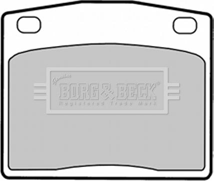 Borg & Beck BBP1287 - Гальмівні колодки, дискові гальма autozip.com.ua