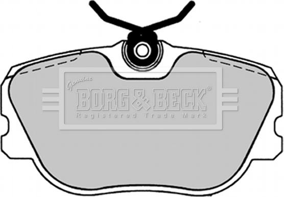 Borg & Beck BBP1229 - Гальмівні колодки, дискові гальма autozip.com.ua