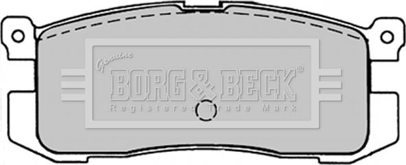 Borg & Beck BBP1220 - Гальмівні колодки, дискові гальма autozip.com.ua