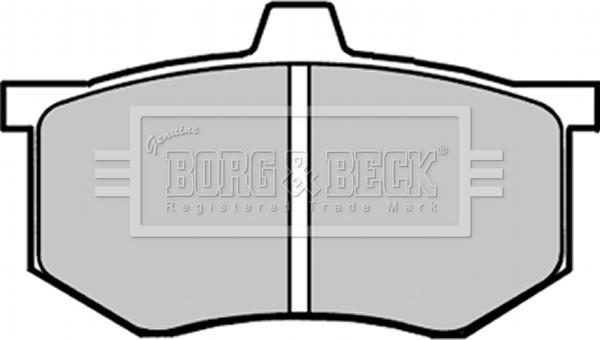 Borg & Beck BBP1275 - Гальмівні колодки, дискові гальма autozip.com.ua