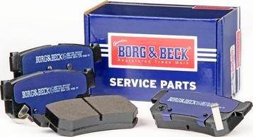 Borg & Beck BBP1790 - Гальмівні колодки, дискові гальма autozip.com.ua