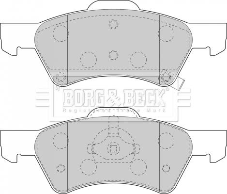 BENDIX 572509 - Гальмівні колодки, дискові гальма autozip.com.ua