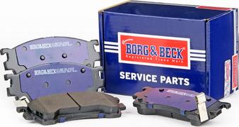 Borg & Beck BBP1750 - Гальмівні колодки, дискові гальма autozip.com.ua