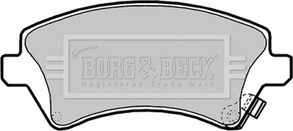 Borg & Beck BBP1769 - Гальмівні колодки, дискові гальма autozip.com.ua