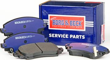 Borg & Beck BBP1768 - Гальмівні колодки, дискові гальма autozip.com.ua
