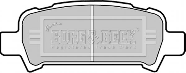 Borg & Beck BBP1705 - Гальмівні колодки, дискові гальма autozip.com.ua