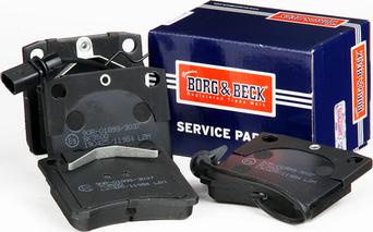 Borg & Beck BBP1702 - Гальмівні колодки, дискові гальма autozip.com.ua