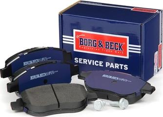 Borg & Beck BBP1715 - Гальмівні колодки, дискові гальма autozip.com.ua