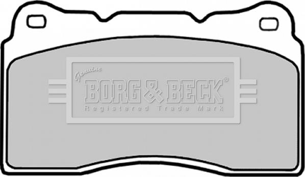 Borg & Beck BBP1784 - Гальмівні колодки, дискові гальма autozip.com.ua