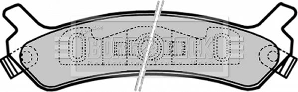 Borg & Beck BBP1788 - Гальмівні колодки, дискові гальма autozip.com.ua