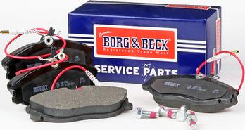 Borg & Beck BBP1730 - Гальмівні колодки, дискові гальма autozip.com.ua