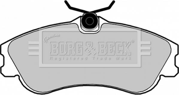 Borg & Beck BBP1725 - Гальмівні колодки, дискові гальма autozip.com.ua