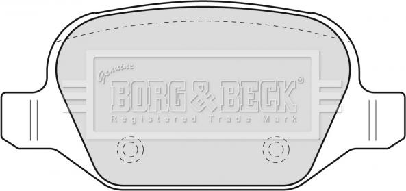 Borg & Beck BBP1776 - Гальмівні колодки, дискові гальма autozip.com.ua