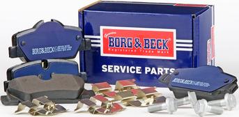Borg & Beck BBP2495 - Гальмівні колодки, дискові гальма autozip.com.ua