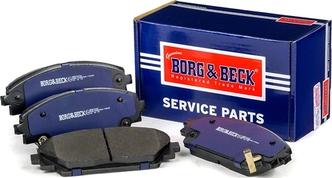 Borg & Beck BBP2454 - Гальмівні колодки, дискові гальма autozip.com.ua