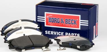 Borg & Beck BBP2465 - Гальмівні колодки, дискові гальма autozip.com.ua