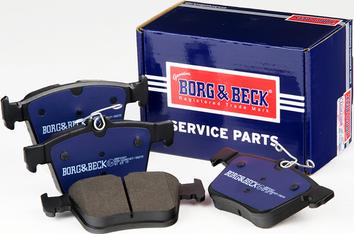 Borg & Beck BBP2401 - Гальмівні колодки, дискові гальма autozip.com.ua