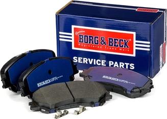 Borg & Beck BBP2487 - Гальмівні колодки, дискові гальма autozip.com.ua
