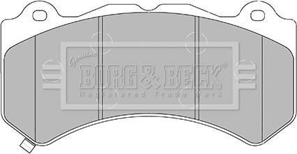 Borg & Beck BBP2436 - Гальмівні колодки, дискові гальма autozip.com.ua