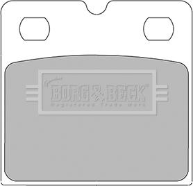 Borg & Beck BBP2430 - Гальмівні колодки, стояночні дискові гальма autozip.com.ua