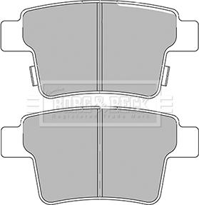 Borg & Beck BBP2431 - Гальмівні колодки, дискові гальма autozip.com.ua