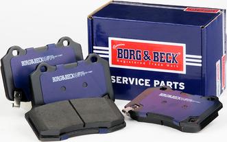 Borg & Beck BBP2433 - Гальмівні колодки, дискові гальма autozip.com.ua