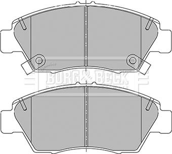 Borg & Beck BBP2432 - Гальмівні колодки, дискові гальма autozip.com.ua