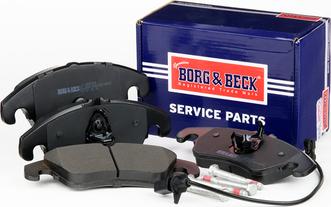 Borg & Beck BBP2429 - Гальмівні колодки, дискові гальма autozip.com.ua